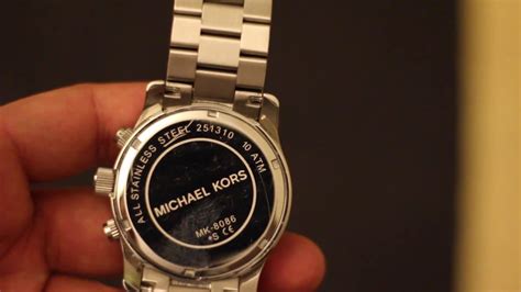 how to replace michael kors battery|changing michael kors watch battery.